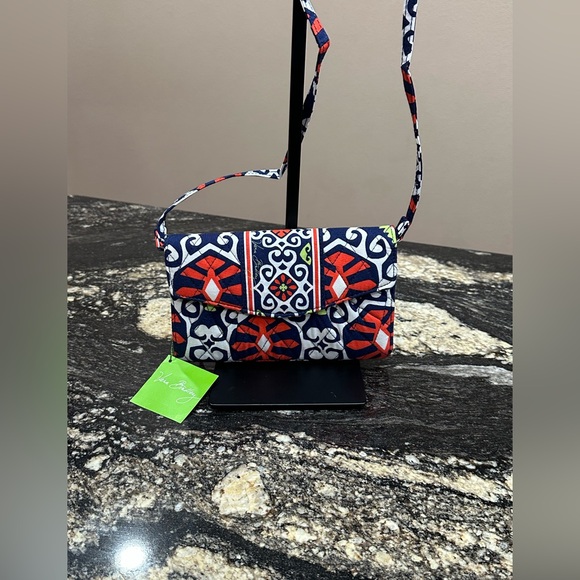 Vera Bradley Red and Blue Crossbody Bag - Picture 3 of 8